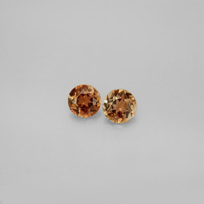0.45 ct Multicolor Andalusite Gemstone, Andalusite Gem in Round Facet Shape for Sale.