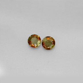 0.38 ct Multicolor Andalusite Gemstone, Andalusite Gem in Round Facet Shape for Sale.