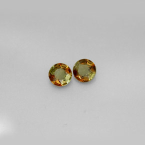 0.38 ct Multicolor Andalusite Stone, Natural Andalusite in Round Facet Shape for Sale