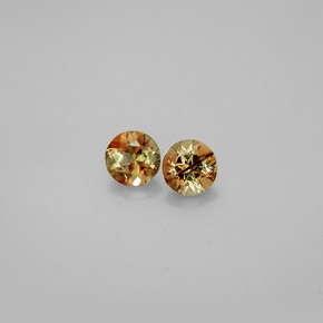0.55 ct Multicolor Andalusite Gemstone, Andalusite Gem in Round Facet Shape for Sale.