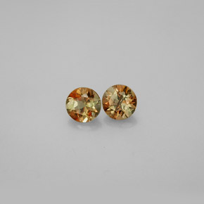 0.55 ct Multicolor Andalusite Stone, Natural Andalusite in Round Facet Shape for Sale