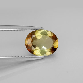 1.63 ct Multicolor Andalusite Stone, Natural Andalusite in Oval Facet Shape for Sale