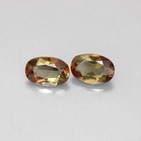 0.97 ct Multicolor Andalusite Stone, Natural Andalusite in Oval Facet Shape for Sale