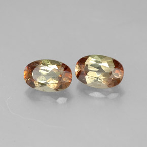 1.13 ct Multicolor Andalusite Stone, Natural Andalusite in Oval Facet Shape for Sale