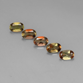 2.19 ct Multicolor Andalusite Gemstone, Andalusite Gem in Oval Facet Shape for Sale.