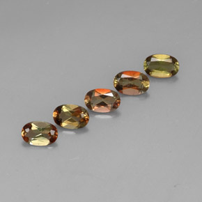2.19 ct Multicolor Andalusite Stone, Natural Andalusite in Oval Facet Shape for Sale