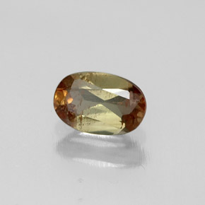 0.47 ct Multicolor Andalusite Stone, Natural Andalusite in Oval Facet Shape for Sale
