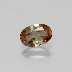 0.40 ct Multicolor Andalusite Gemstone, Andalusite Gem in Oval Facet Shape for Sale.