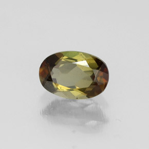 0.50 ct Multicolor Andalusite Stone, Natural Andalusite in Oval Facet Shape for Sale