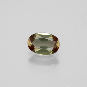 0.45 ct Multicolor Andalusite Stone, Natural Andalusite in Oval Facet Shape for Sale