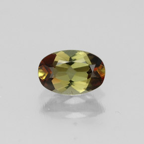 0.43 ct Multicolor Andalusite Gemstone, Andalusite Gem in Oval Facet Shape for Sale.