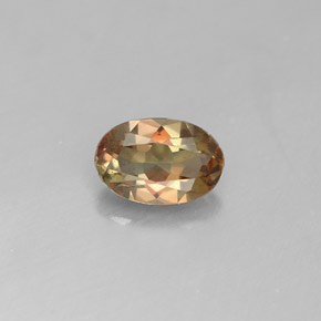0.45 ct Multicolor Andalusite Gemstone, Andalusite Gem in Oval Facet Shape for Sale.