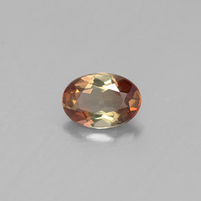 0.39 ct Multicolor Andalusite Stone, Natural Andalusite in Oval Facet Shape for Sale