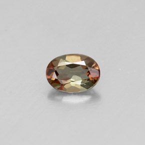 0.32 ct Multicolor Andalusite Gemstone, Andalusite Gem in Oval Facet Shape for Sale.
