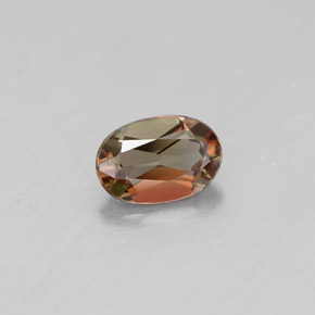 0.42 ct Multicolor Andalusite Gemstone, Andalusite Gem in Oval Facet Shape for Sale.