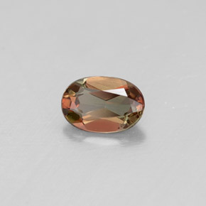 0.42 ct Multicolor Andalusite Stone, Natural Andalusite in Oval Facet Shape for Sale