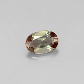 0.40 ct Multicolor Andalusite Gemstone, Andalusite Gem in Oval Facet Shape for Sale.