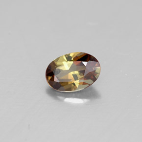 0.41 ct Multicolor Andalusite Stone, Natural Andalusite in Oval Facet Shape for Sale