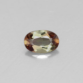 0.43 ct Multicolor Andalusite Gemstone, Andalusite Gem in Oval Facet Shape for Sale.