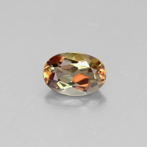 0.51 ct Multicolor Andalusite Gemstone, Andalusite Gem in Oval Facet Shape for Sale.