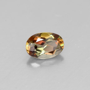 0.51 ct Multicolor Andalusite Stone, Natural Andalusite in Oval Facet Shape for Sale