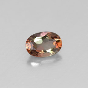 0.48 ct Multicolor Andalusite Stone, Natural Andalusite in Oval Facet Shape for Sale