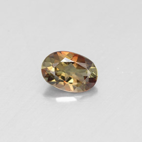 0.43 ct Multicolor Andalusite Gemstone, Andalusite Gem in Oval Facet Shape for Sale.