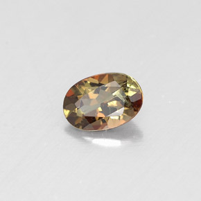 0.43 ct Multicolor Andalusite Stone, Natural Andalusite in Oval Facet Shape for Sale