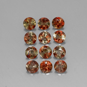 2.87 ct Multicolor Andalusite Gemstone, Andalusite Gem in Round Facet Shape for Sale.