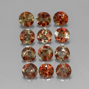 2.87 ct Multicolor Andalusite Stone, Natural Andalusite in Round Facet Shape for Sale