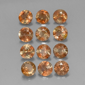 3.09 ctw Multicolor Andalusite Stones, Natural Andalusite in Round Facet Shape for Sale