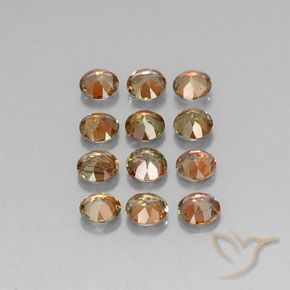 Andalusite Gemstones in 3.8 mm Size for Sale, Andalusite Stones in Multicolor Color