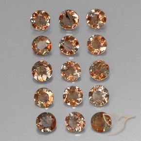 3.21 ctw Multicolor Andalusite Stones, Natural Andalusite in Round Facet Shape for Sale