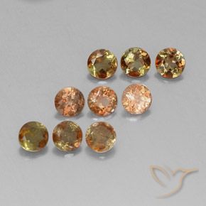 2.37ctw Natural Multicolor Andalusite, Round, VS-SI