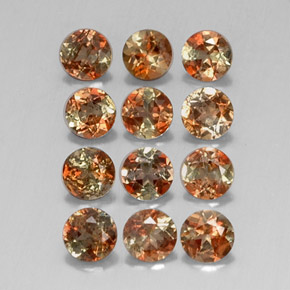 2.84 ct Multicolor Andalusite Stone, Natural Andalusite in Round Facet Shape for Sale