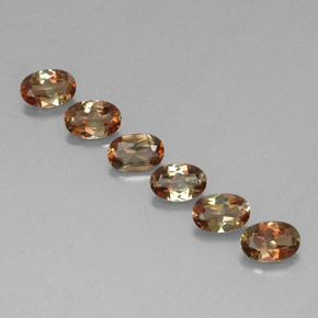 2.65 ctw Multicolor Andalusite Stones, Natural Andalusite in Oval Facet Shape for Sale