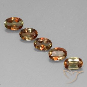 1.93 ctw Multicolor Andalusite Stones, Natural Andalusite in Oval Facet Shape for Sale