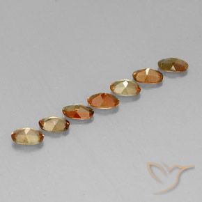 Andalusite Gemstones in 6 x 4 mm (calibrated) Size for Sale, Andalusite Stones in Multicolor Color