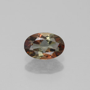 0.36 ct Multicolor Andalusite Gemstone, Andalusite Gem in Oval Facet Shape for Sale.