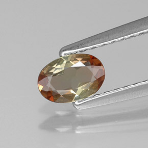 0.32 ct Multicolor Andalusite Gemstone, Andalusite Gem in Oval Facet Shape for Sale.
