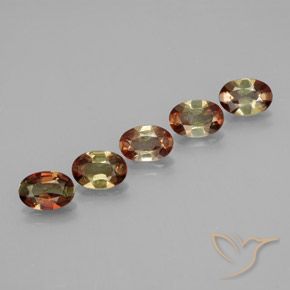 1.76 ctw Multicolor Andalusite Stones, Natural Andalusite in Oval Facet Shape for Sale
