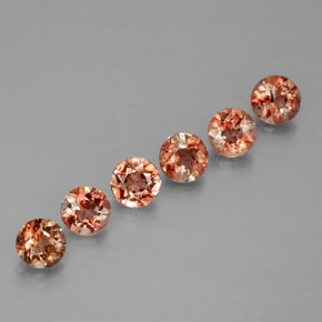 1.26 ctw Multicolor Andalusite Stones, Natural Andalusite in Round Facet Shape for Sale