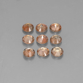 Andalusite Gemstone in 3.5 mm (calibrated) Size for Sale, Andalusite Stone in Brown Golden Color