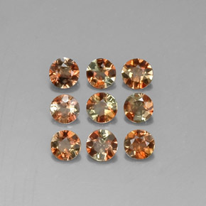 1.40 ct Multicolor Andalusite Gemstone, Andalusite Gem in Round Facet Shape for Sale.