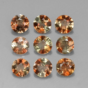 1.40 ct Multicolor Andalusite Stone, Natural Andalusite in Round Facet Shape for Sale