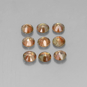 Andalusite Gemstones in 3.5 mm (calibrated) Size for Sale, Andalusite Stones in Multicolor Color