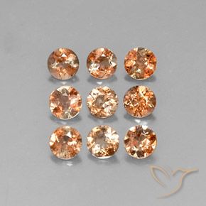 Mehrfarbig Andalusit Edelstein - 0.2ct Rund Facettenschliff (ID: 314988)