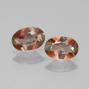 0.75 ct Multicolor Andalusite Gemstone, Andalusite Gem in Oval Facet Shape for Sale.