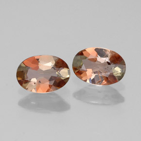 0.75 ct Multicolor Andalusite Stone, Natural Andalusite in Oval Facet Shape for Sale
