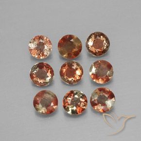 1.43ctw Natural Multicolor Andalusite, Round, VS